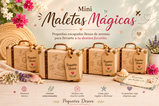 Mini maletas Mágicas -Wax melts