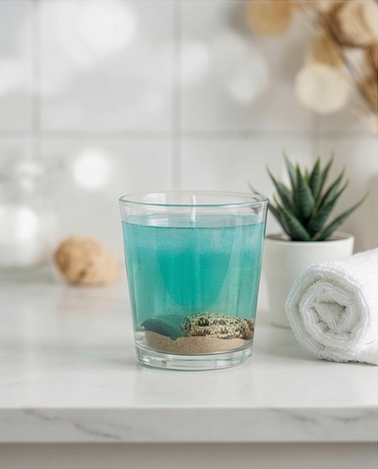 Vela de Gel Laguna Turquesa