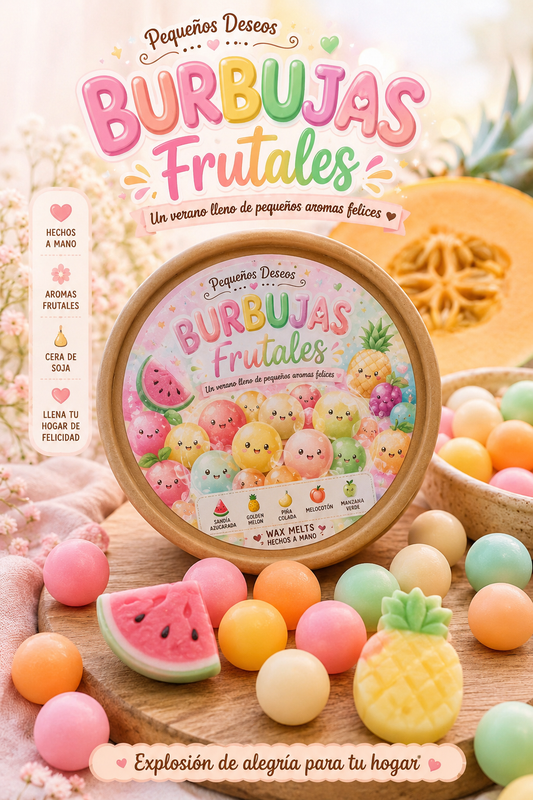 Tarrina "Burbujas frutales"