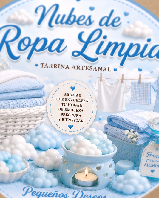 Tarrina "Nubes de Ropa Limpia"