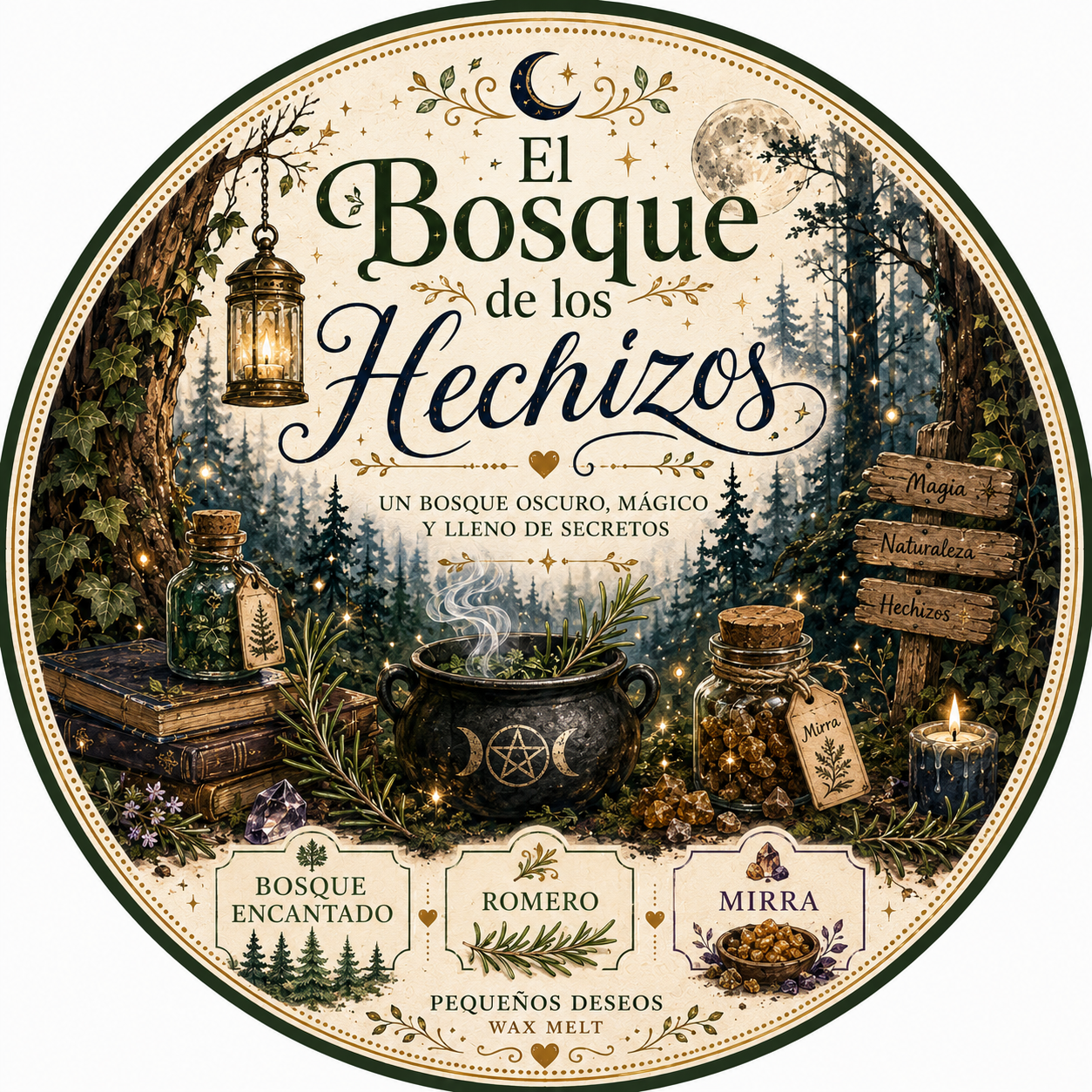 Tarrina 🌙 El Bosque de los Hechizos