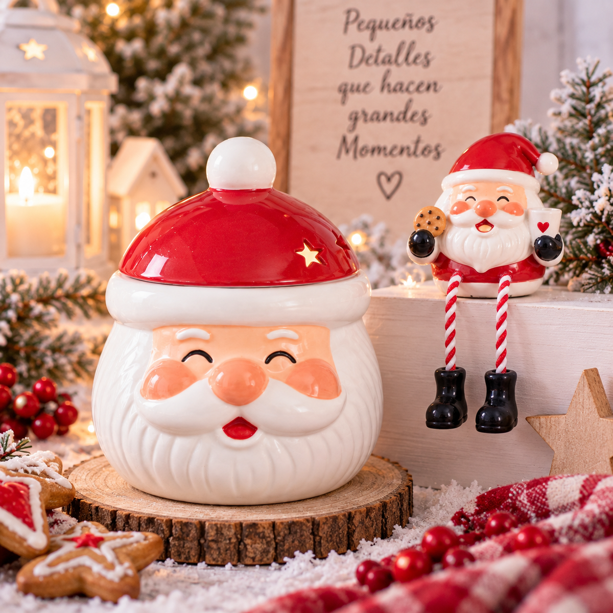 🎅🍪 La Merienda de Papá Noel · Quemador + Muñequito