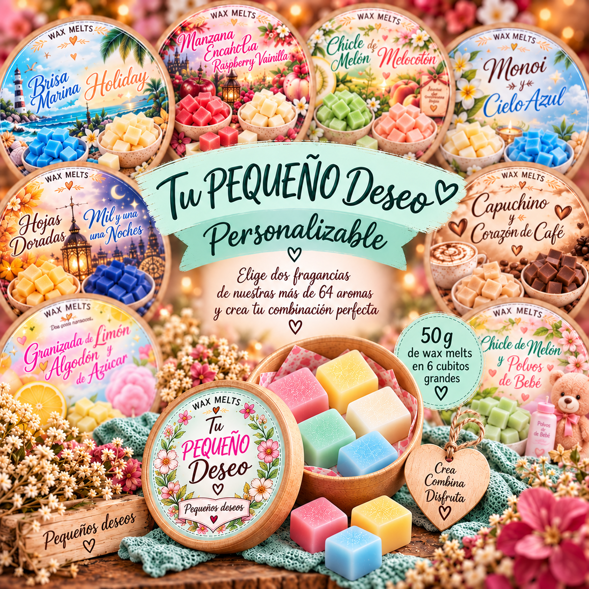 Tu PEQUEÑO Deseo· 60 g. Personalizables ✨