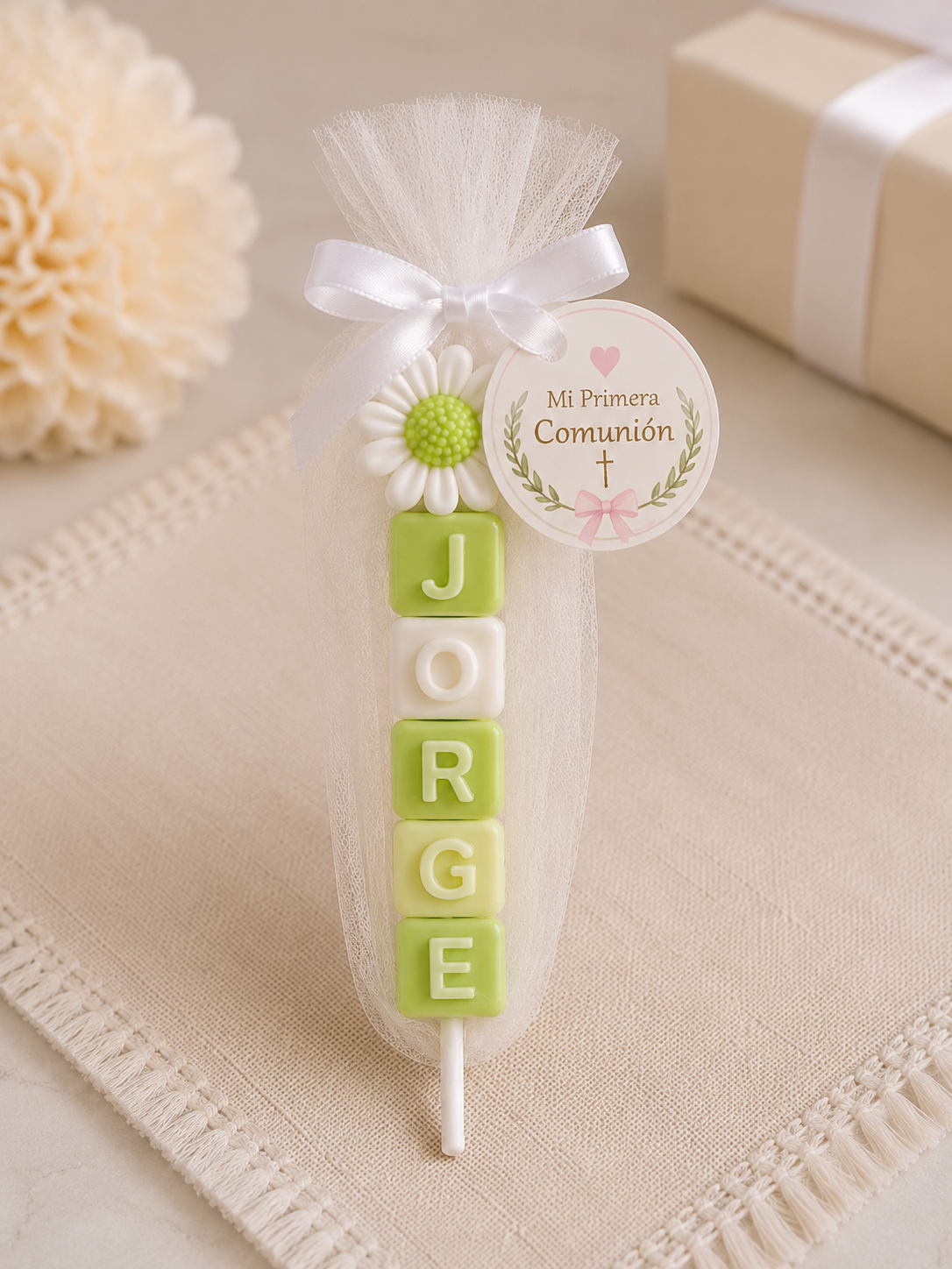 Nombre personalizado de Wax Melt -Primera Comunión