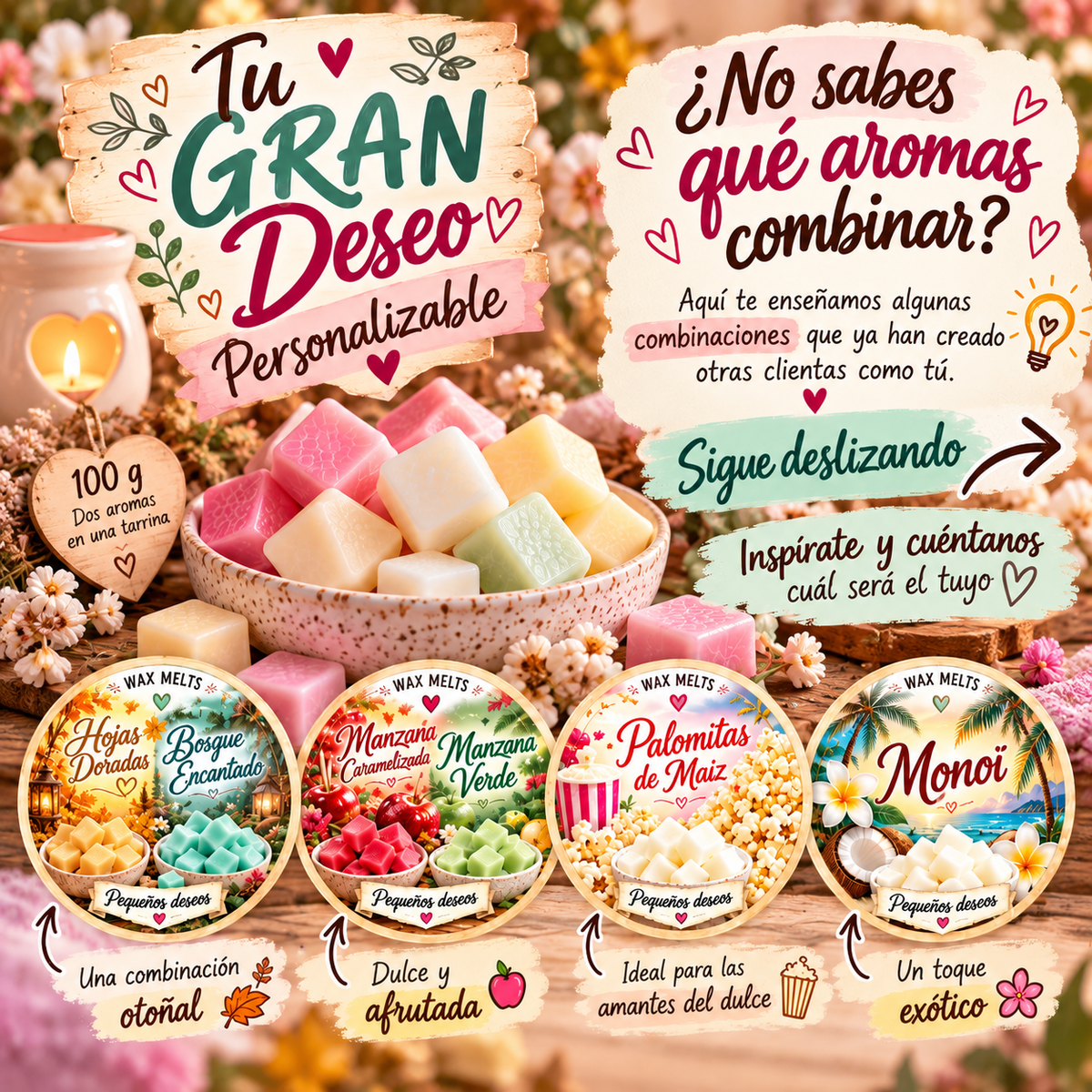 Tu GRAN Deseo· 100 g. Personalizables ✨