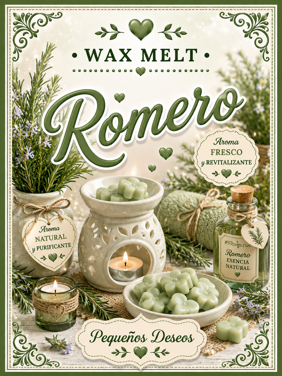 Tabletas Wax Melts - Personalizables