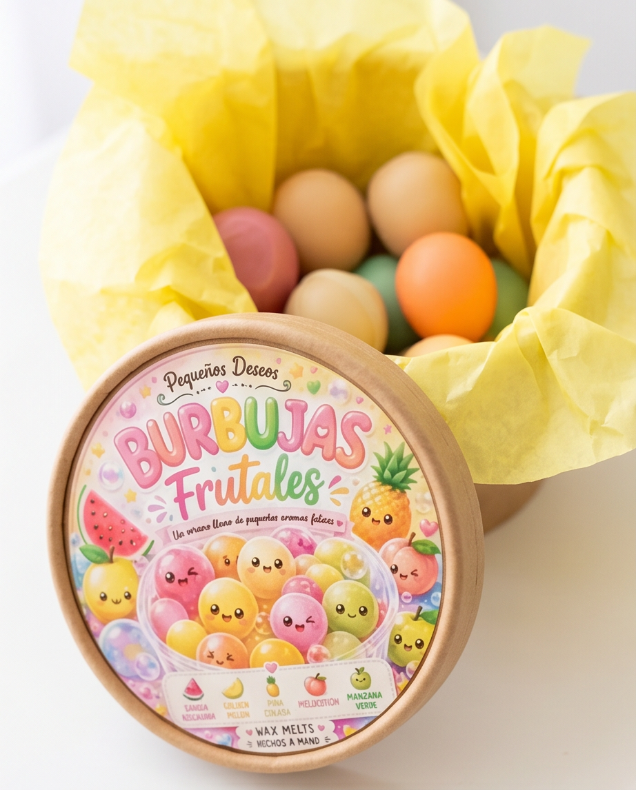 Tarrina "Burbujas frutales"