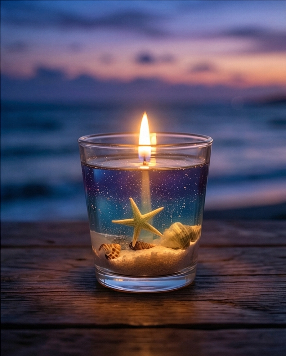 Vela de Gel Océano