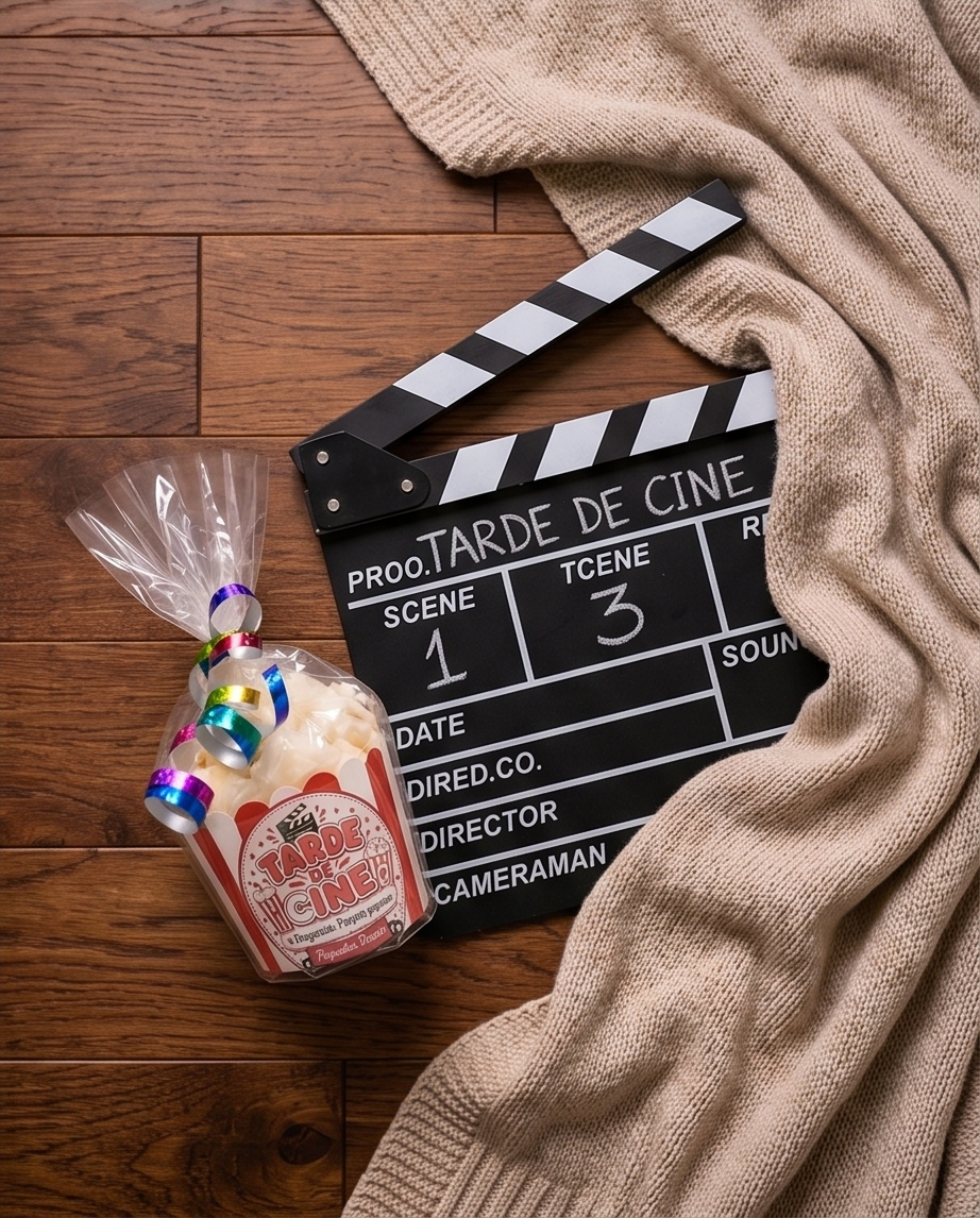 Tarrina de palomitas "Tarde de cine"