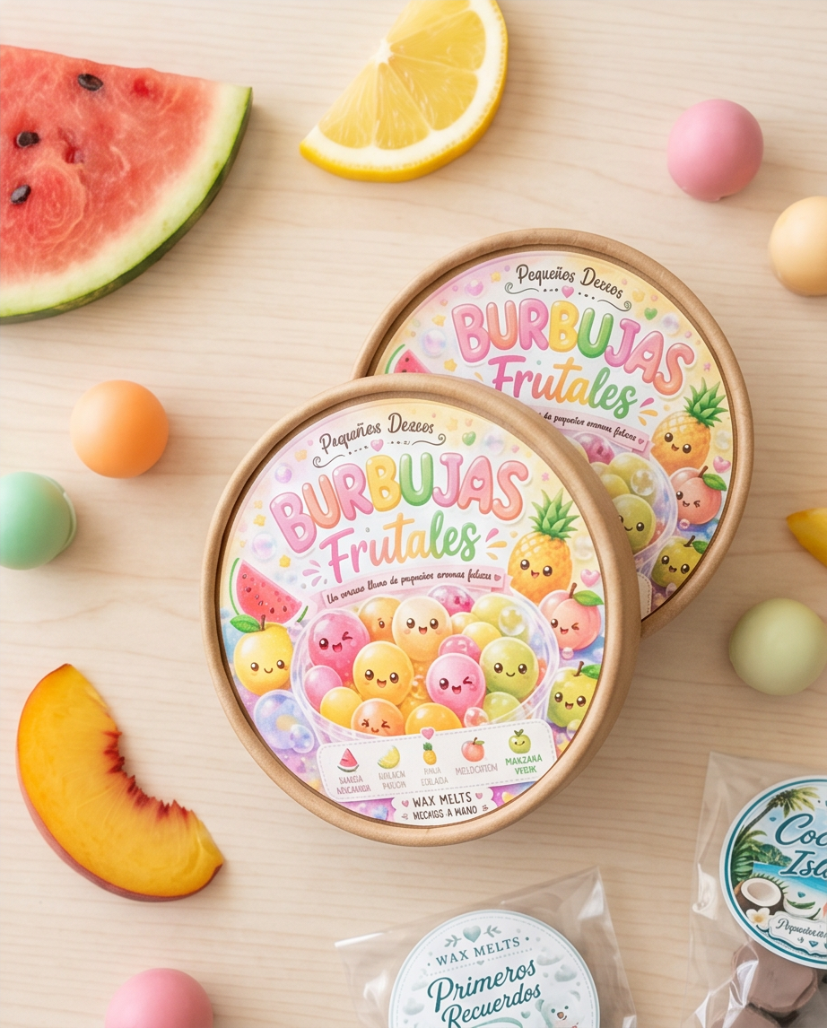 Tarrina "Burbujas frutales"
