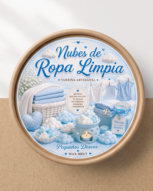 Tarrina "Nubes de Ropa Limpia"