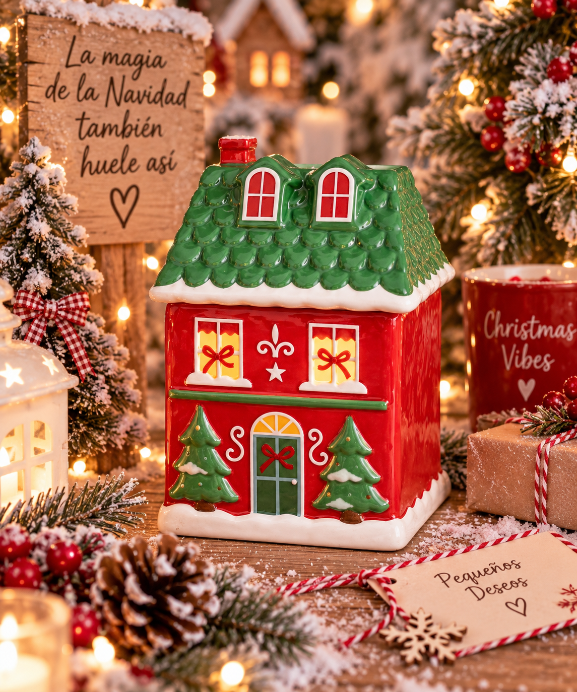 🎄🏠 Quemador Casita de Navidad