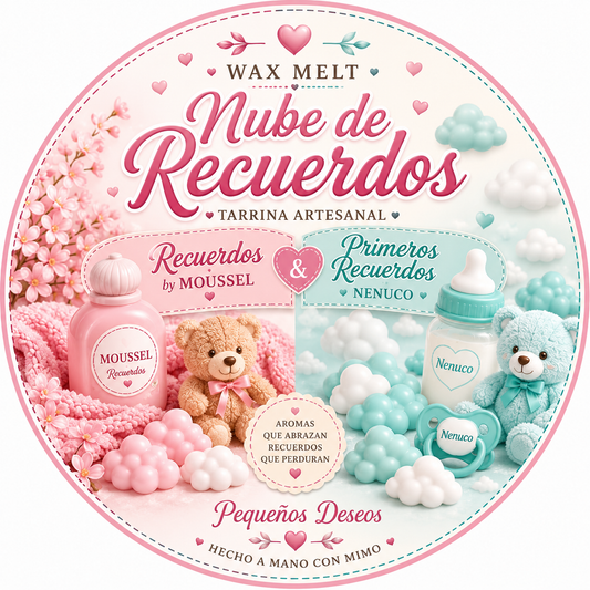 Tarrina "Nube de Recuerdos"Moussel & Nenuco"