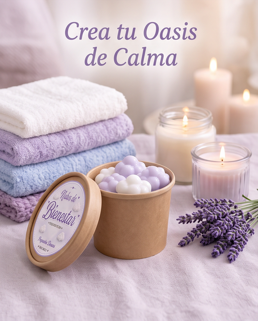 Tarrina "Nubes de bienestar- Fragancia Spa"