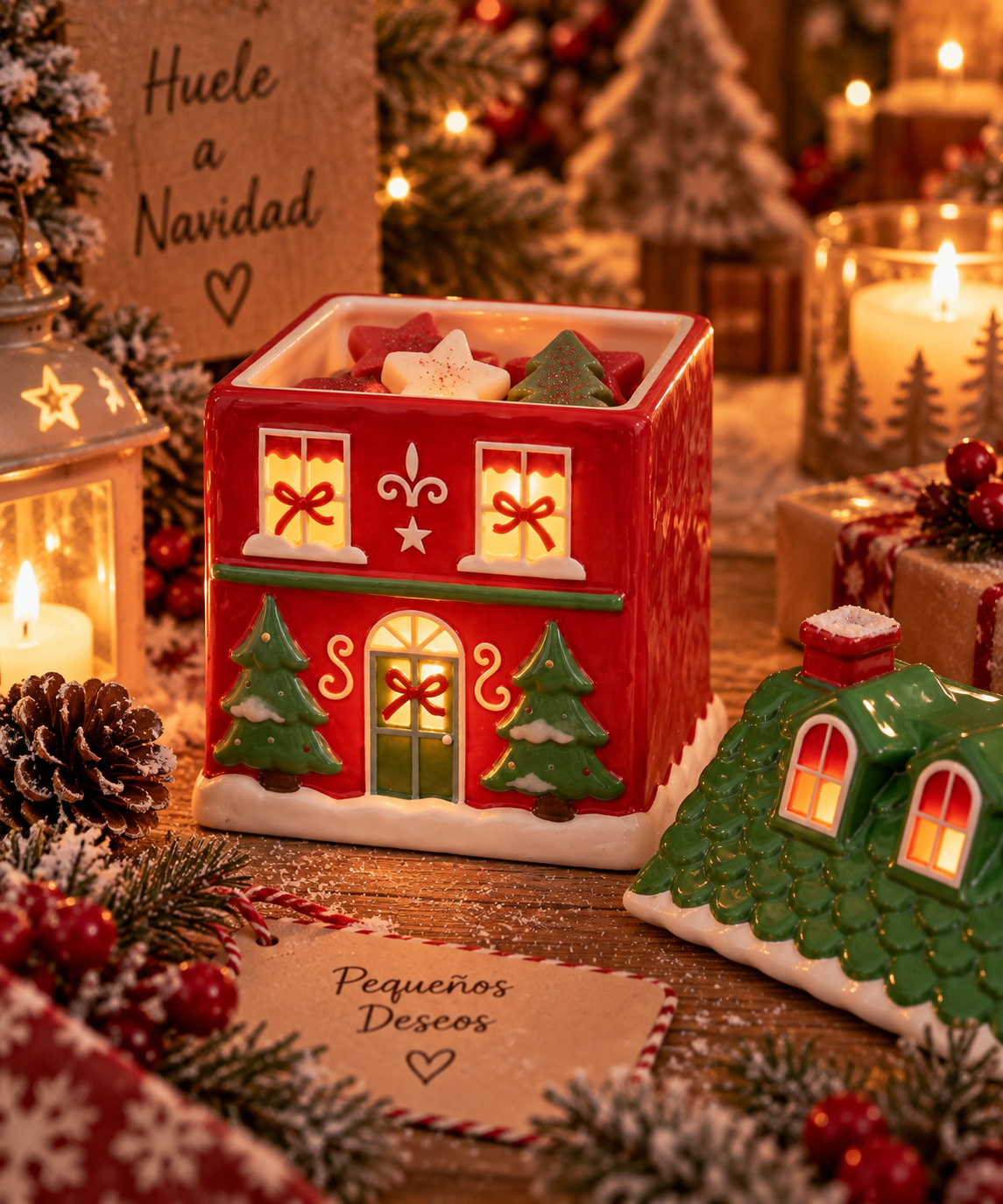 🎄🏠 Quemador Casita de Navidad